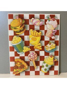 Vintage American Greetings AGC Junk Food Stickers